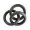 Hello Honey® 9.5" Black Marble Circle Chain Décor